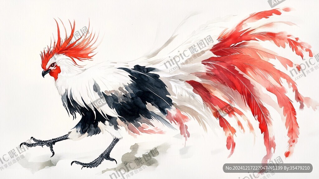 雄鸡插画