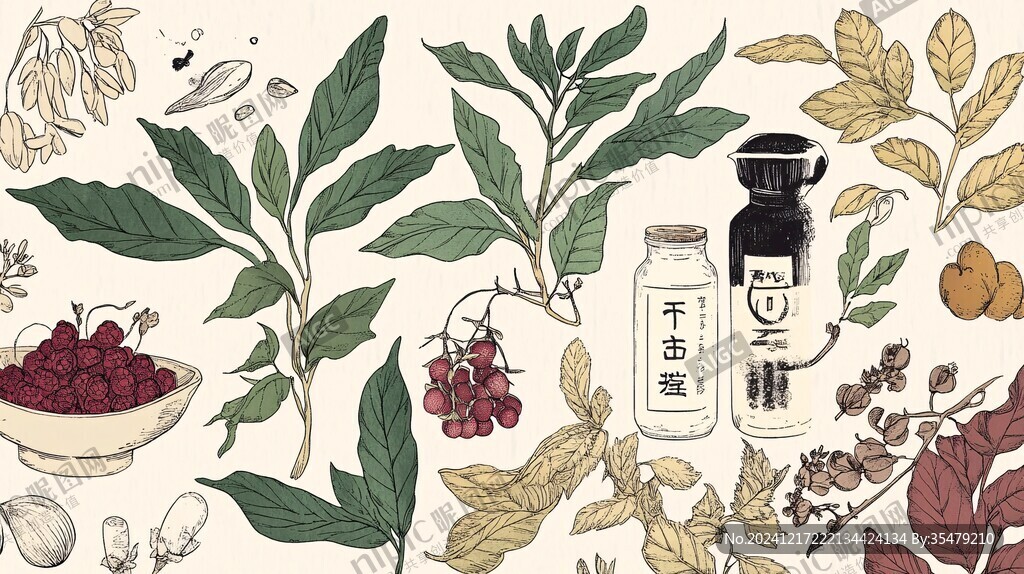 药材插画