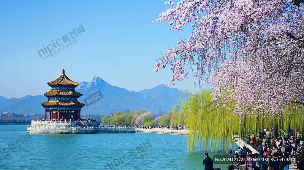 中轴线春色