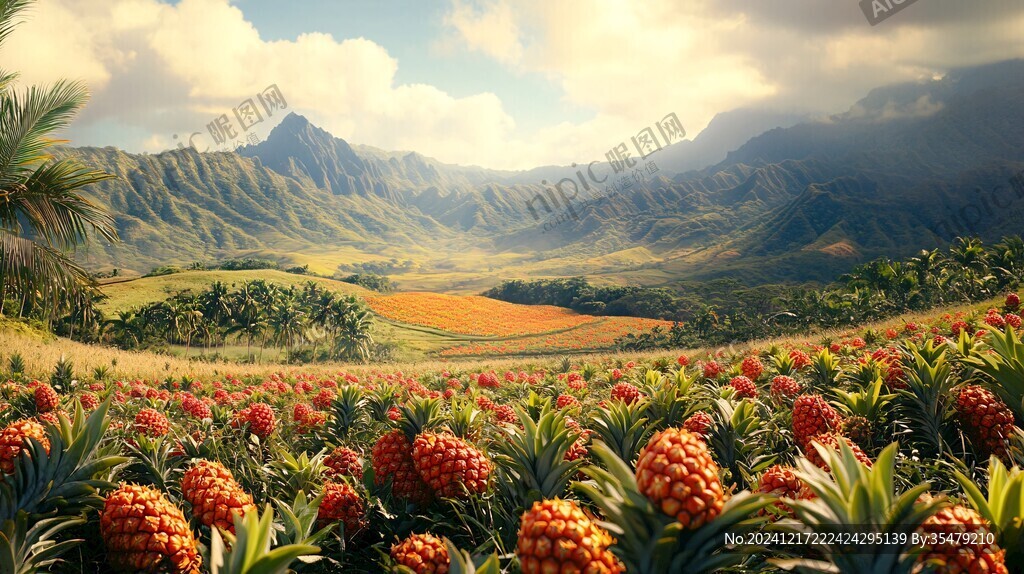 山丘上的菠萝基地