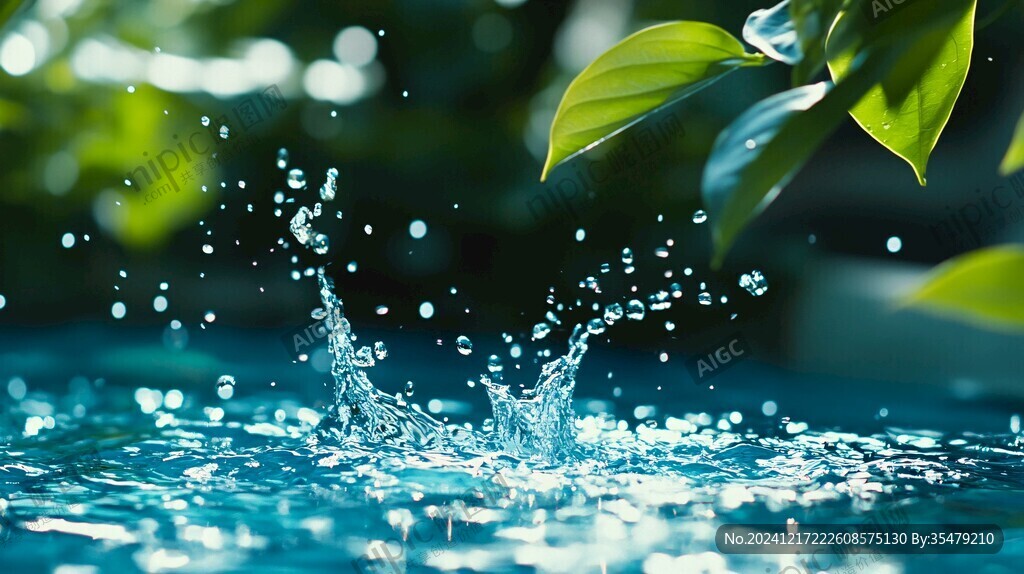 跳动的水珠