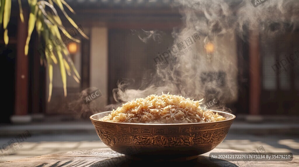 金碗米饭