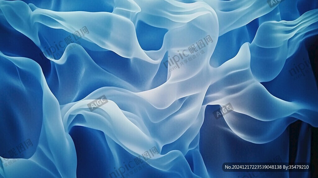 科幻感蓝色流动感背景