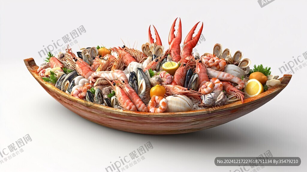 海鲜大拼盘海鲜组合