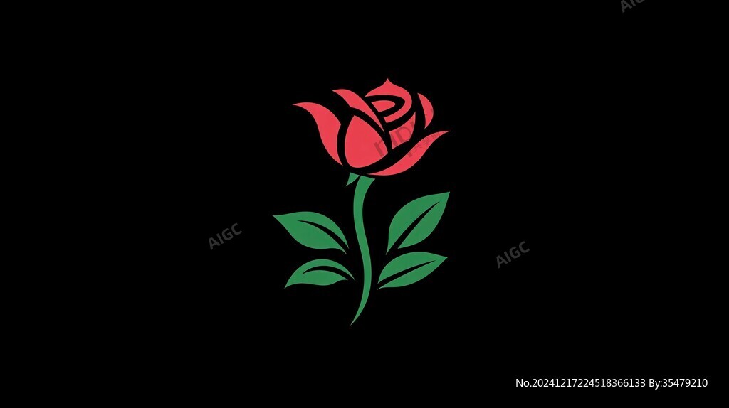 玫瑰logo设计达人