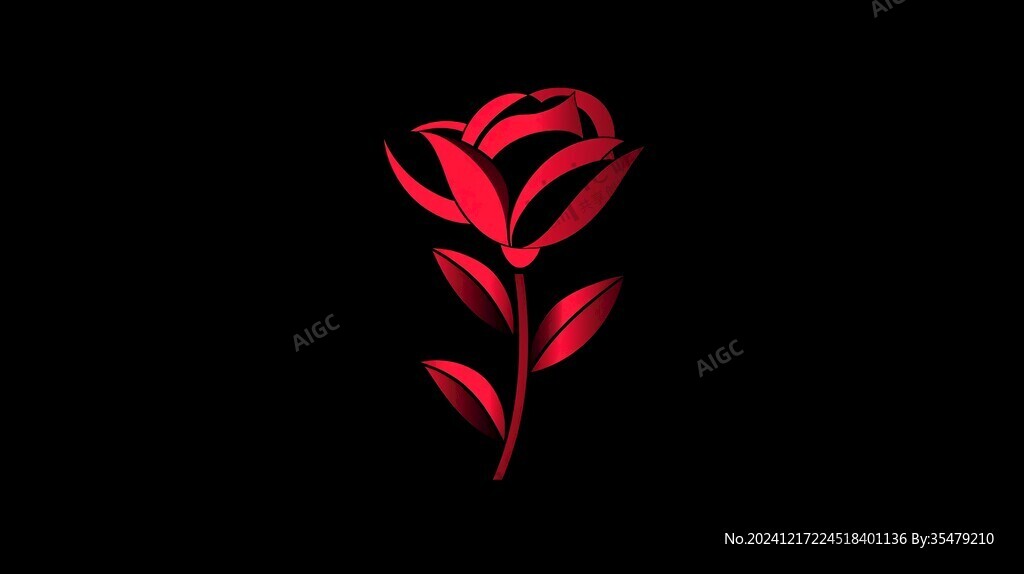 玫瑰logo设计达人
