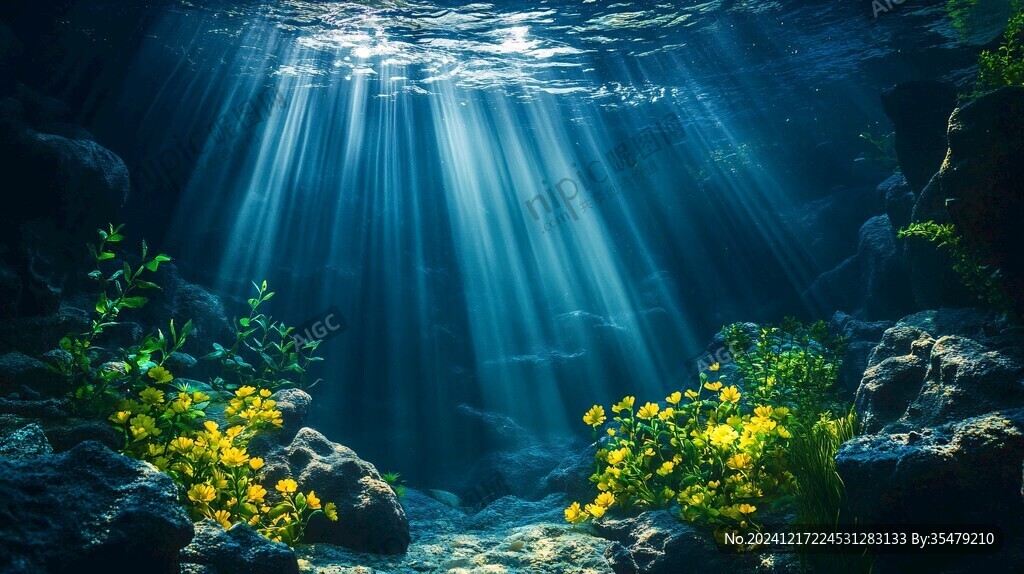 自然水下风光