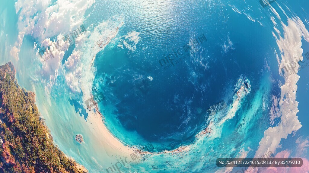 超全景大海