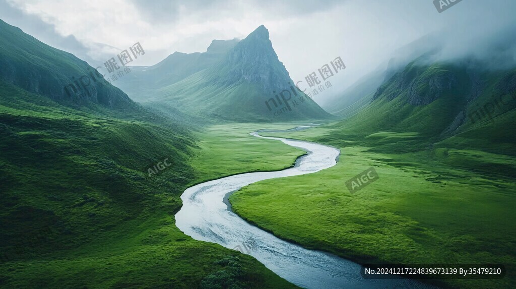 山川河流桌面壁纸