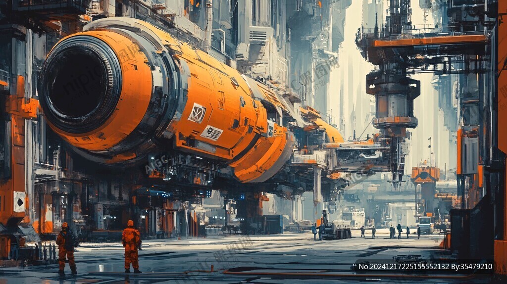 科幻题材插画
