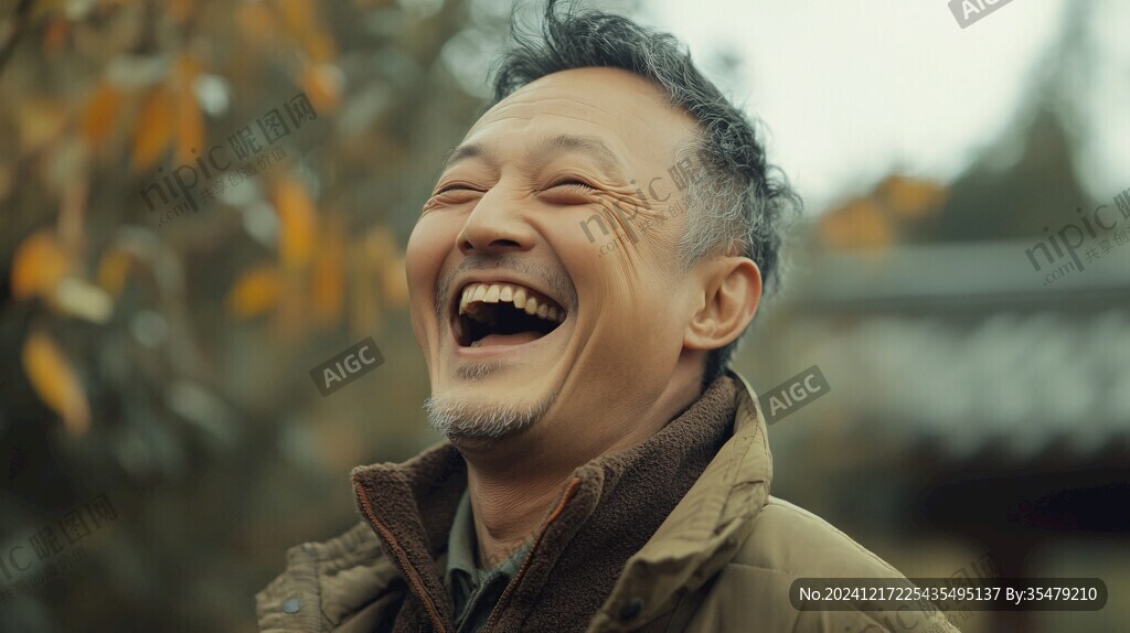浓浓笑意
