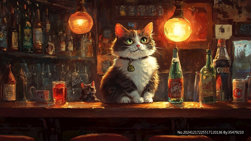 咖啡厅猫咪