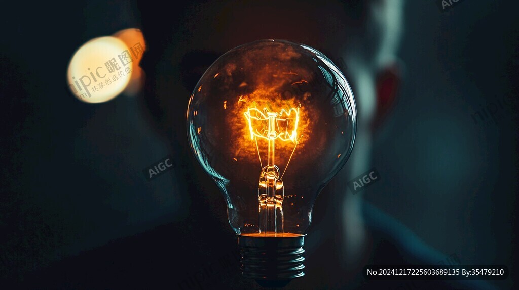 灯泡创意场景图