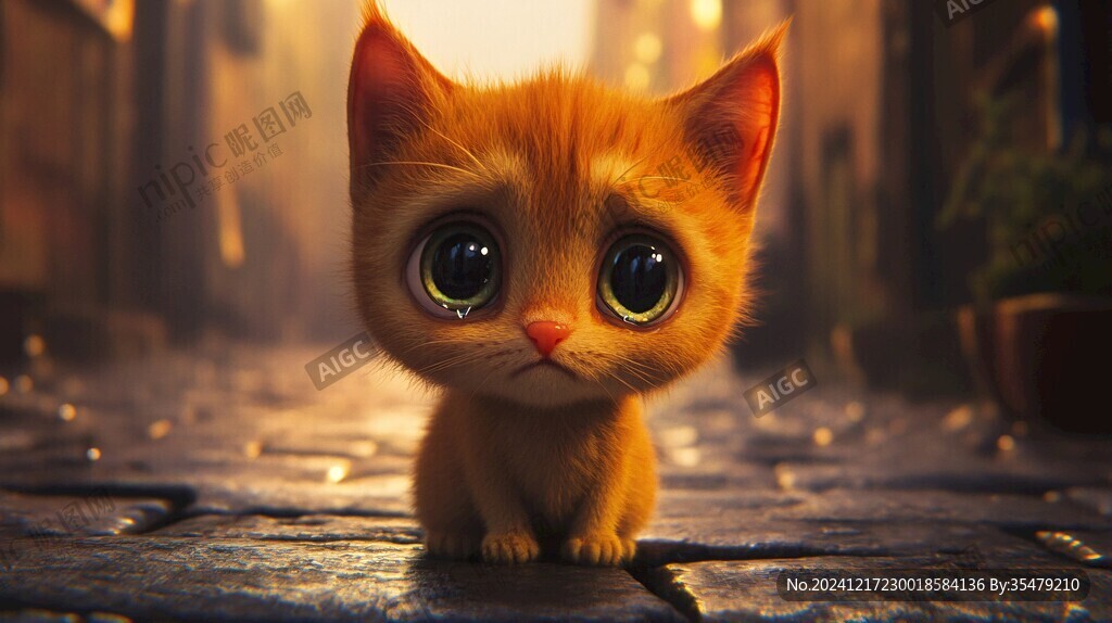 3d卡通猫咪