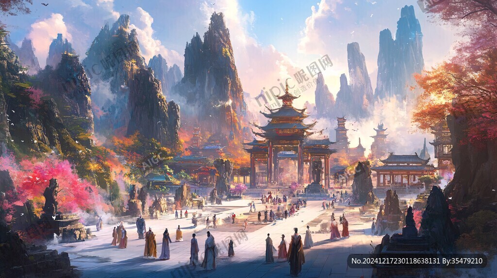 古风人物大场景