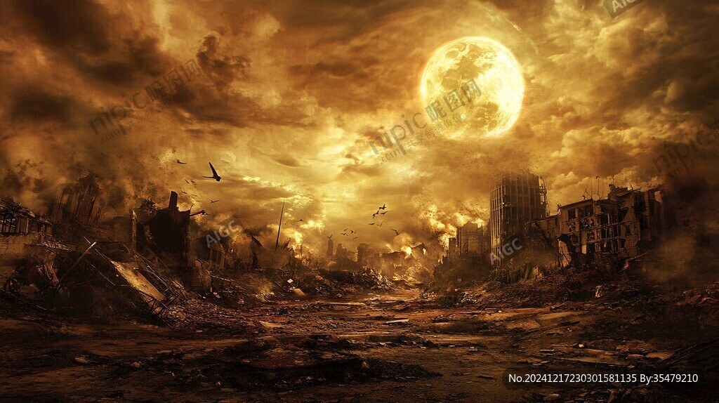 世界末日混乱场景