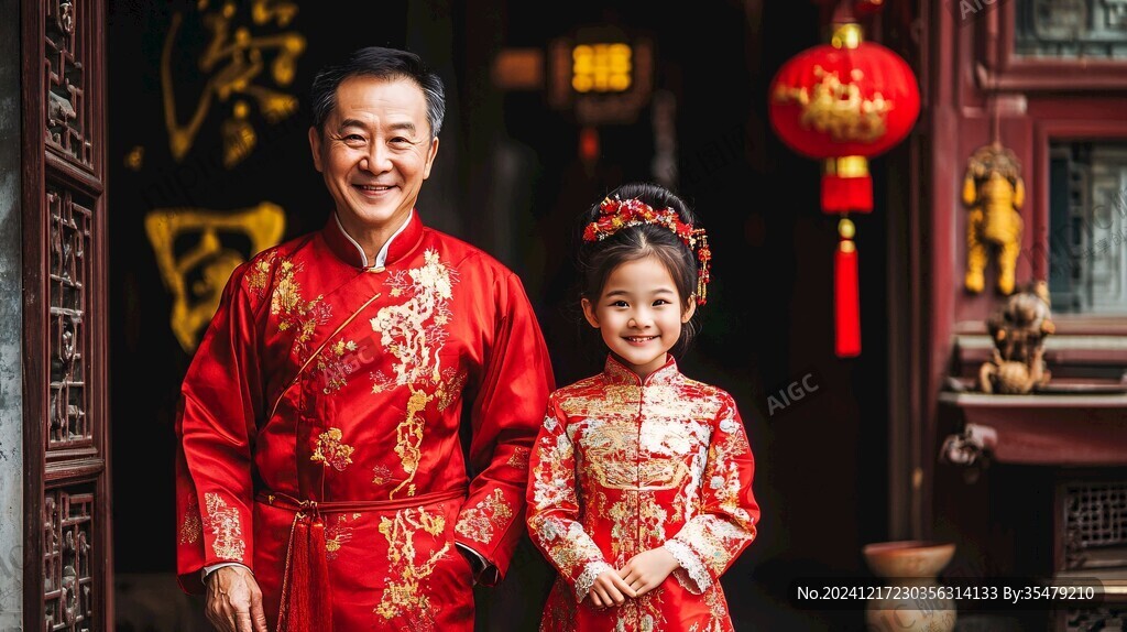 中式婚照