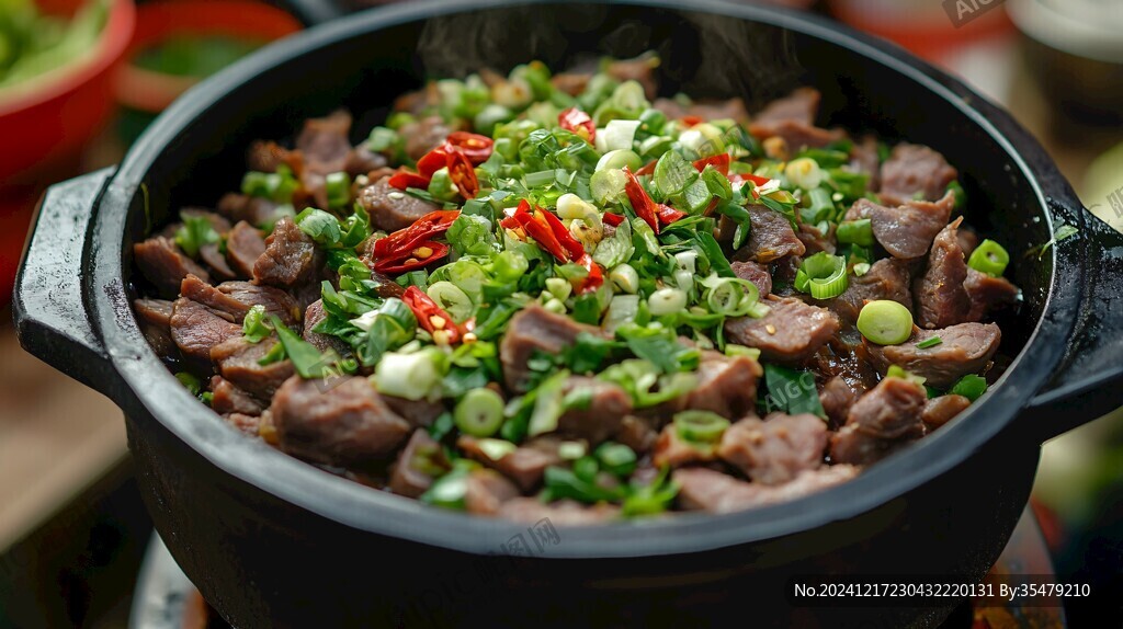 铜盆牛肉