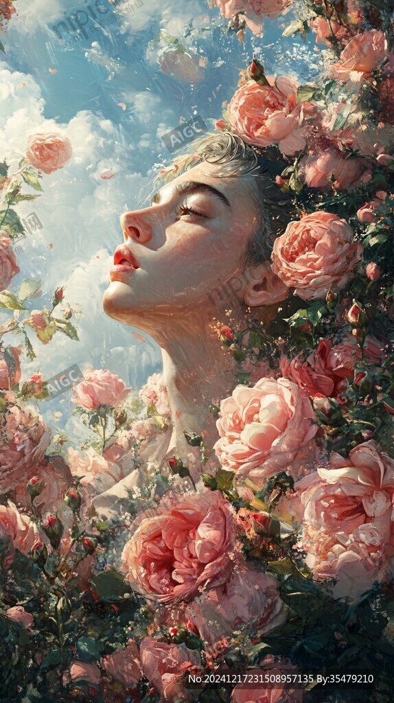 唯美花间美人