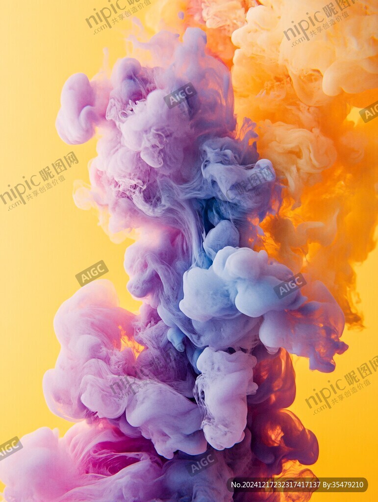 墨水在水中扩散