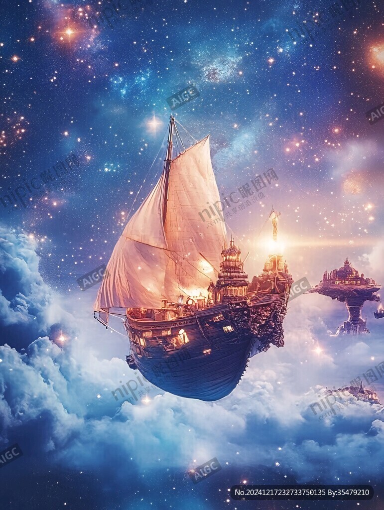 幻想梦境插画