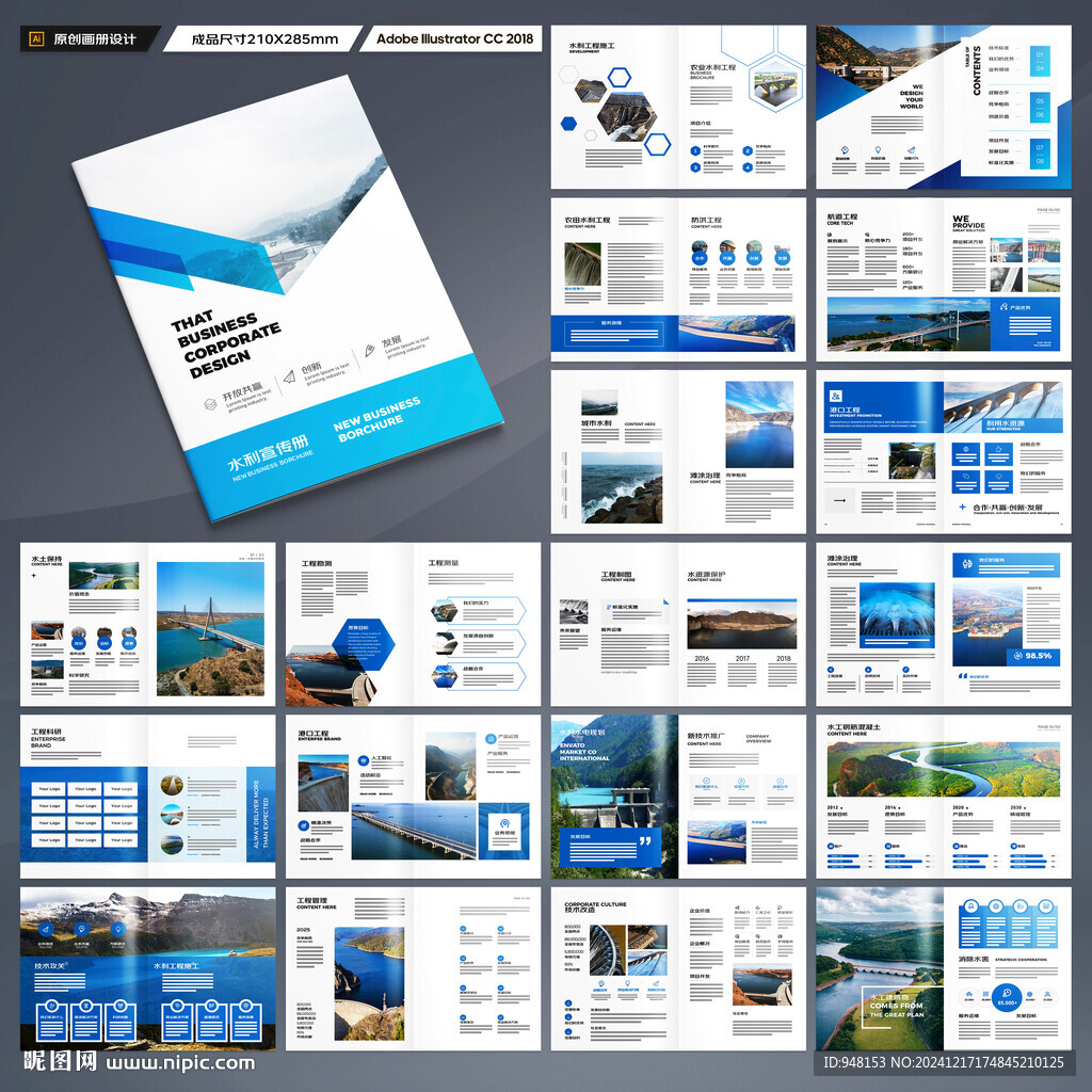 水利工程宣传册