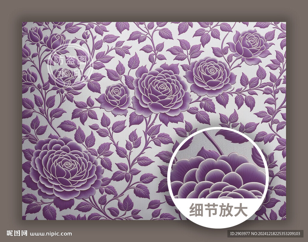 中式传统古典素雅花纹图案