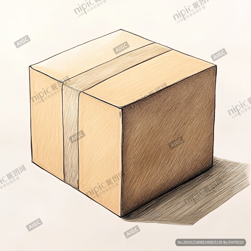 方盒插画设计