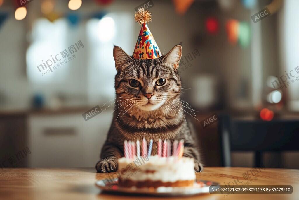 猫猫吃蛋糕