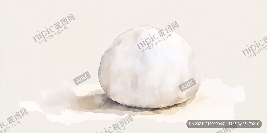 日式鲜芋包插画