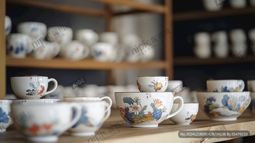 瓷杯专卖店内景