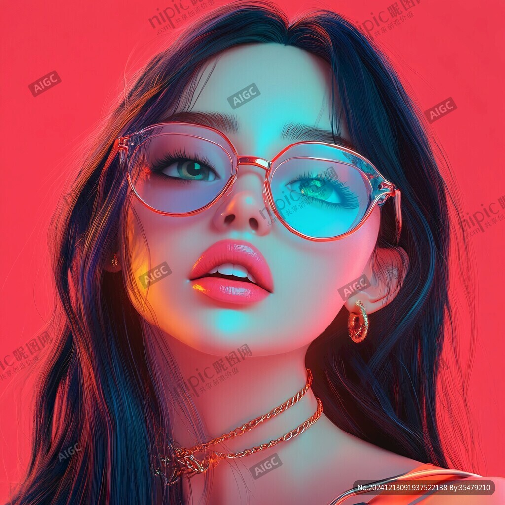 写实人物插画