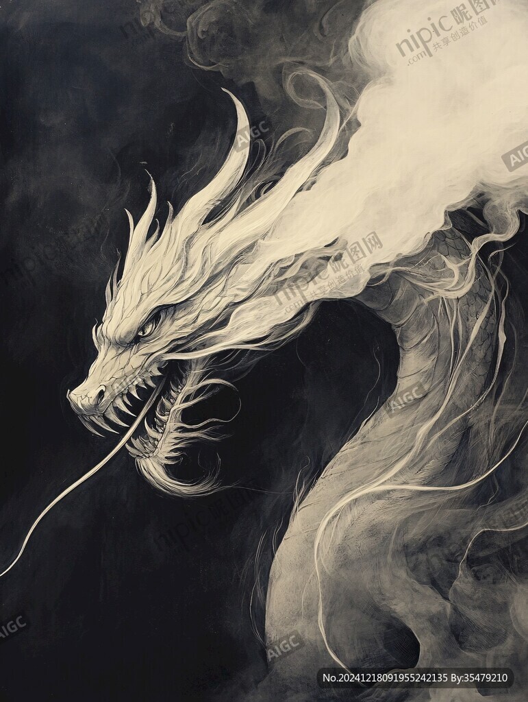 古风龙插画
