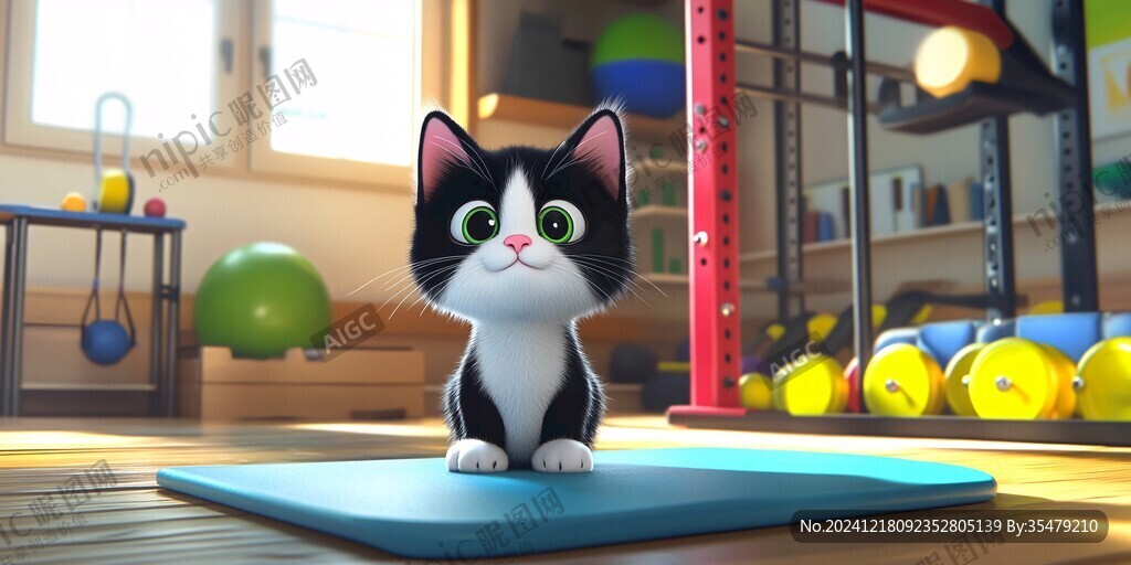 3d卡通猫咪