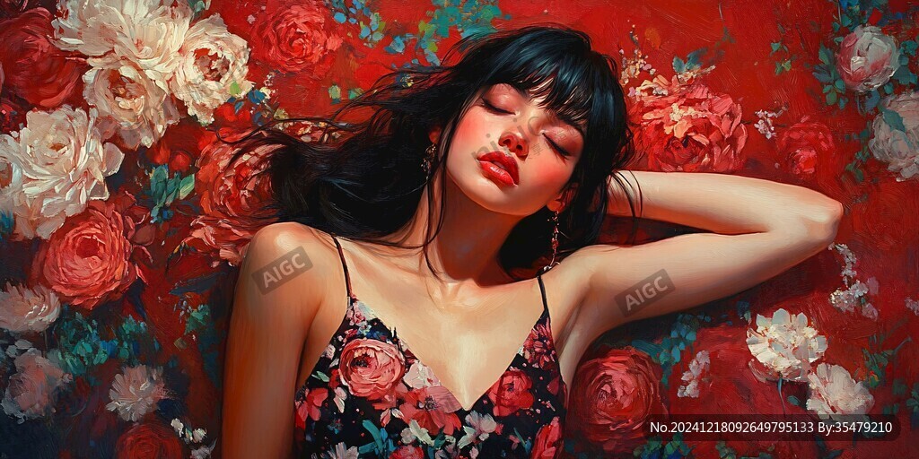 娇嫩玫瑰少女情怀