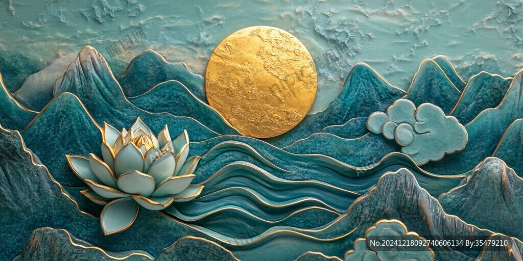 中秋立体画