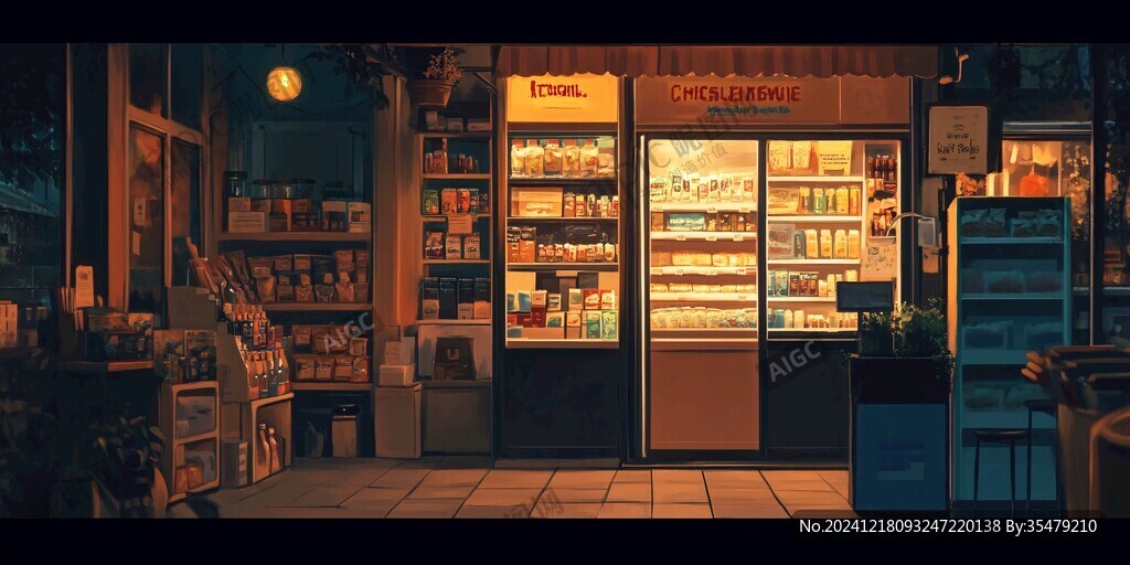 夜晚便利店