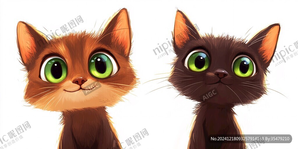 3d卡通猫咪
