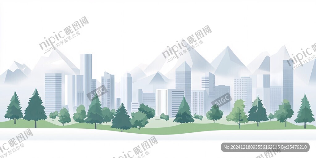 城市建筑绿色城市