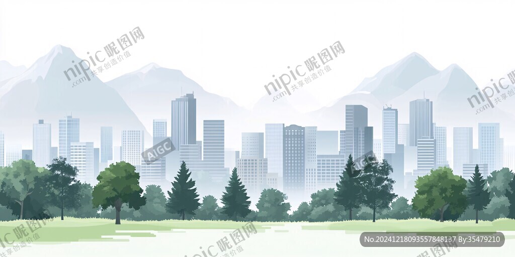 绿化城市风光