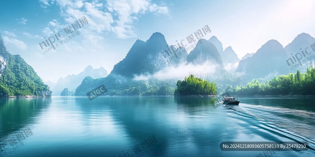 高清宽幅山水风光