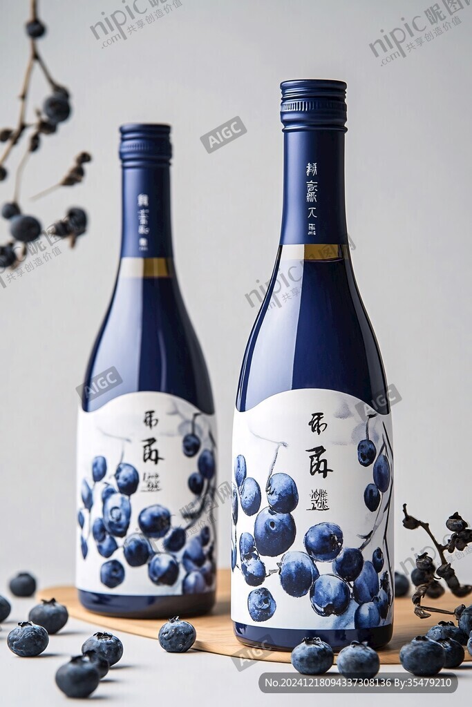 蓝莓酒设计