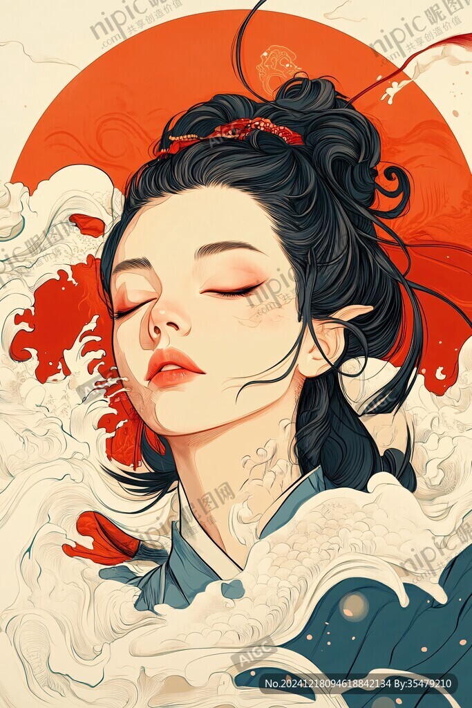 不知火包装插画