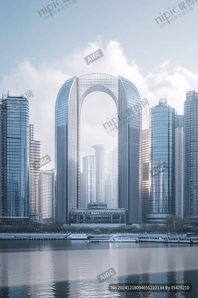 阳光下东方之门