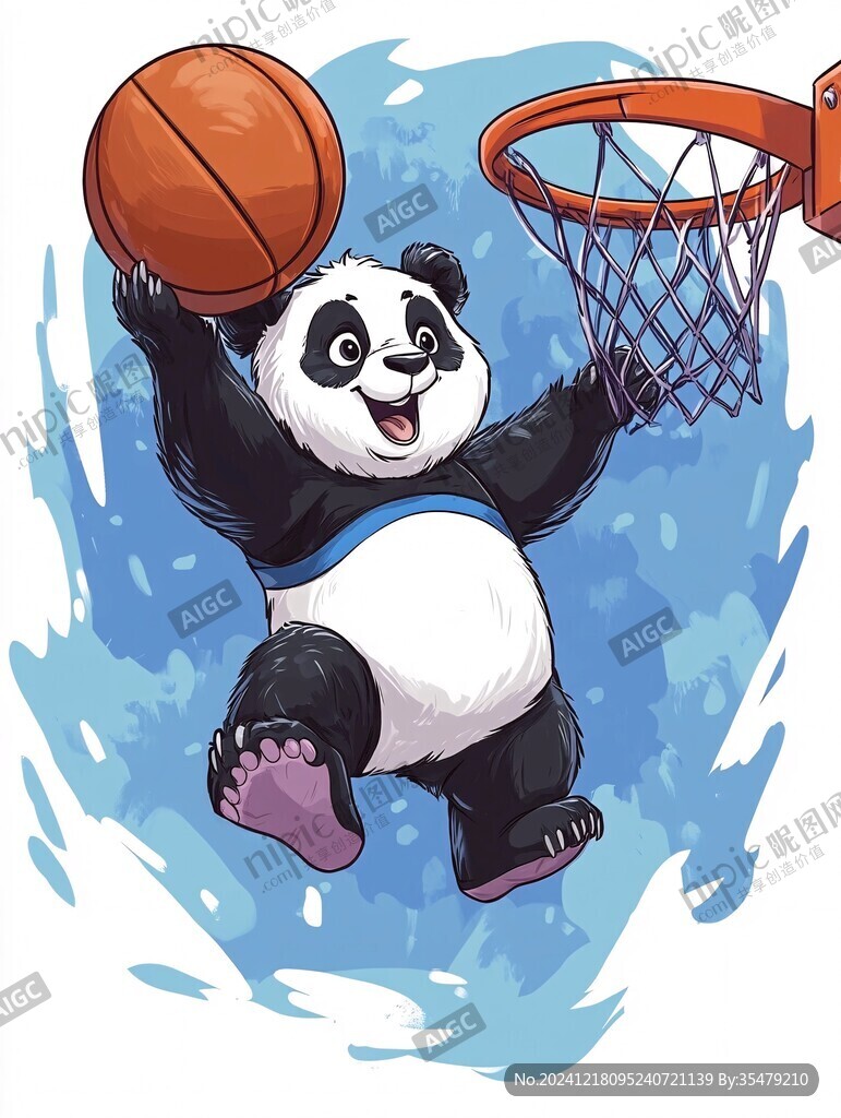 篮球熊猫