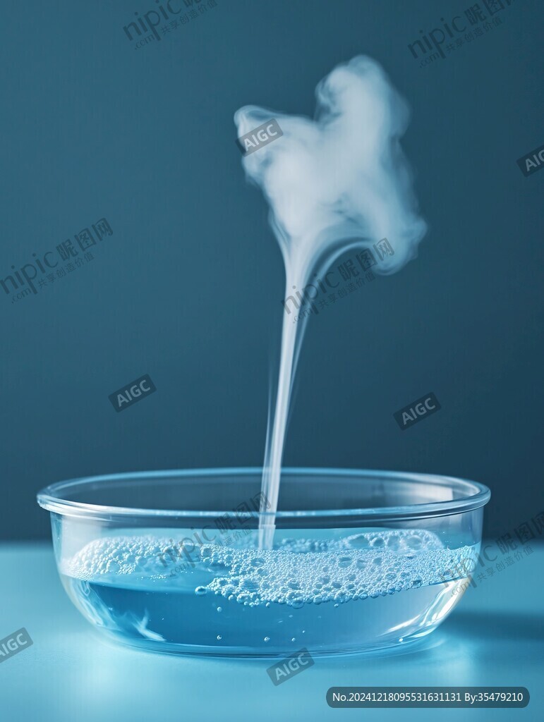 实验飘浮的水
