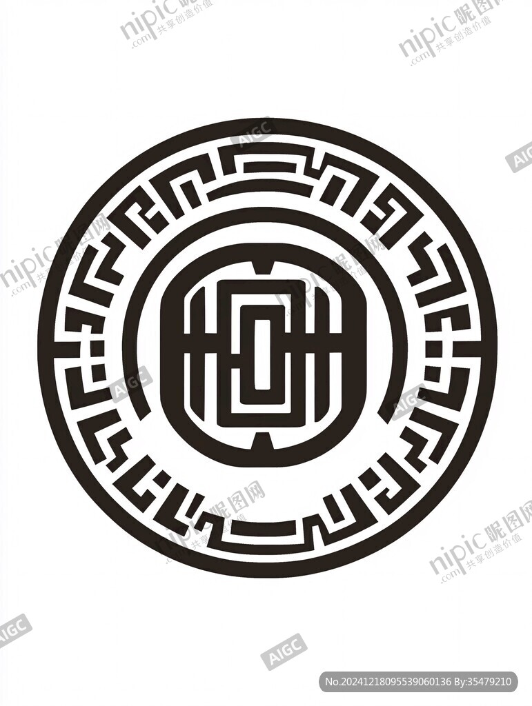 简约回纹标志