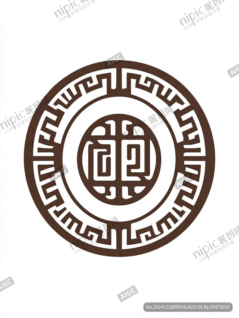 简约回纹标志