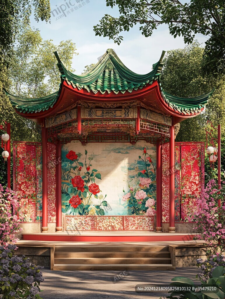 戏台效果图