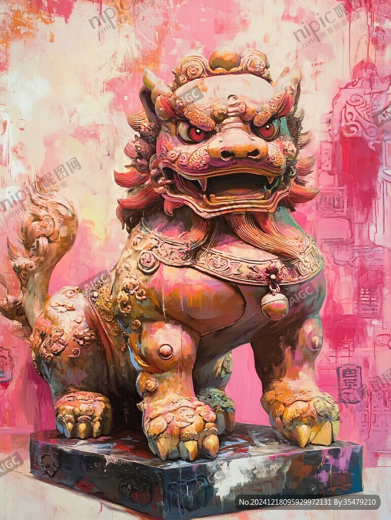 招财貔恘插画